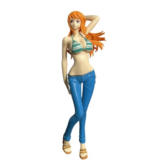 ONE PIECE NAMI - Japanese Anime Figure No Stand 10" - Picture 1 of 10